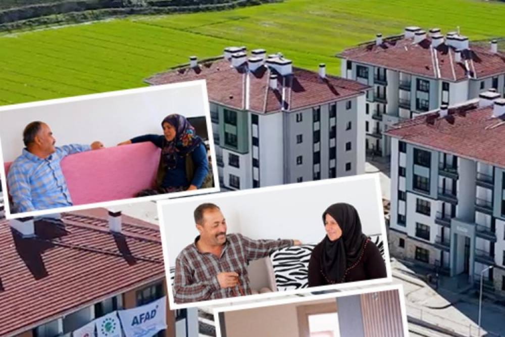 Afet b&ouml;lgesinde &ccedil;ifte bayram sevinci