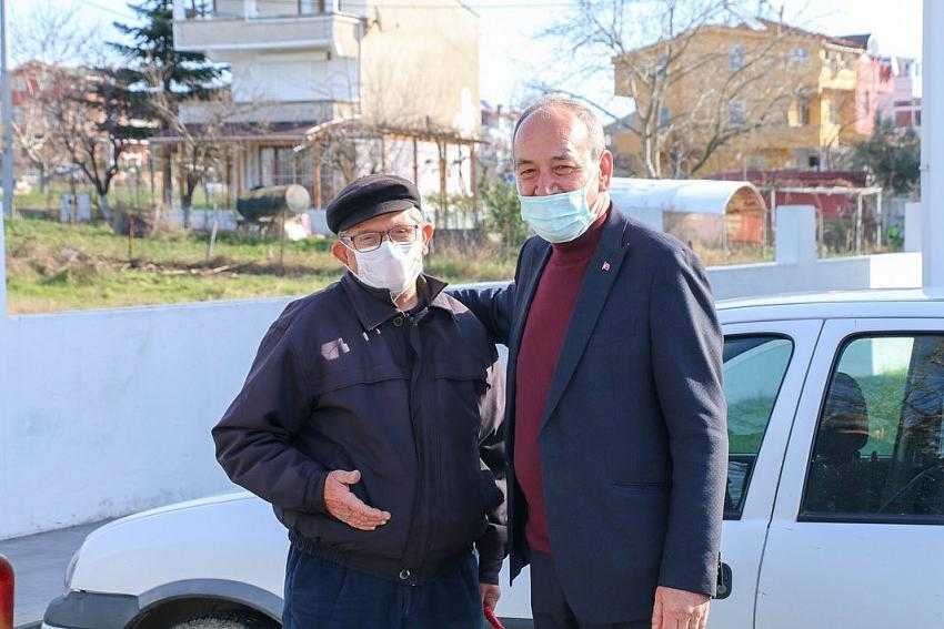 Marmaraereğlisi Belediye Başkanı Hikmet Ata; Marmaraereğlili esnafları ziyaret etti.