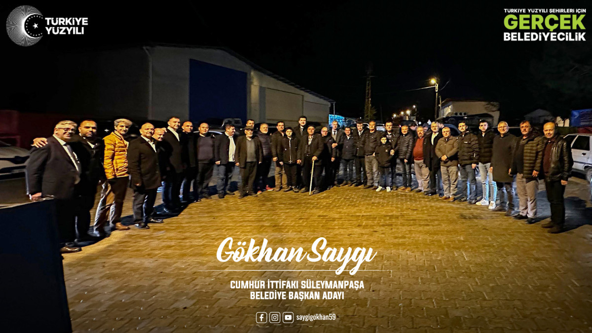 31 Mart Yerel Se&ccedil;imleri Heyecanı S&uuml;leymanpaşa'da Doruğa &Ccedil;ıkıyor: G&ouml;khan Saygı Farkını G&ouml;steriyor