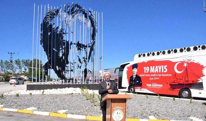 SARAY'DA ATAT&Uuml;RK SİL&Uuml;ETİ A&Ccedil;ILIŞI GER&Ccedil;EKLEŞTİ