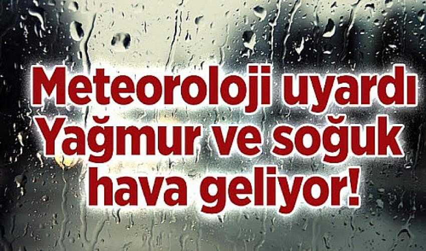 TEKİRDAĞ'A SOĞUK VE YAĞIŞ GELİYOR