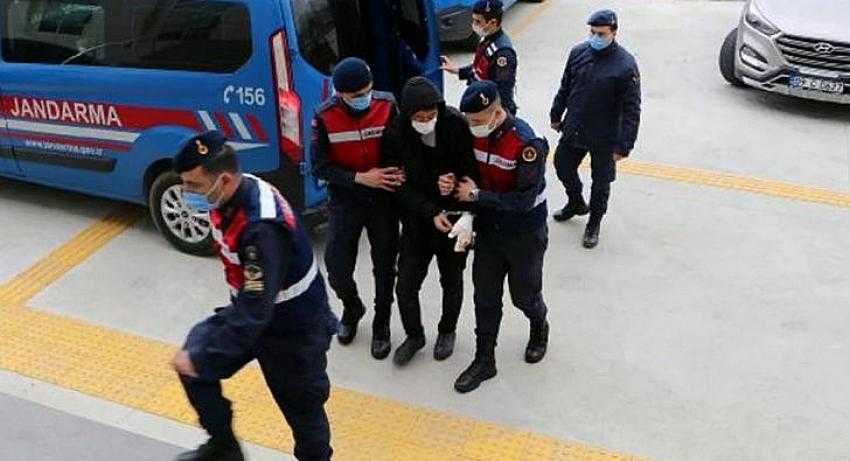 EŞİNİ YAKAN KATİL TUTUKLANDI