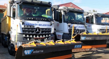 &Ccedil;erkezk&ouml;y'de kış hazırlıkları tamamlandı