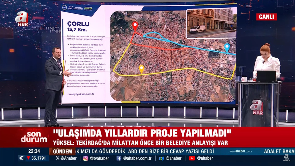 C&Uuml;NEYT Y&Uuml;KSEL '' &Ccedil;ORLU İL OLMAYA ADAY EN HAZIR KENT OLACAK ''