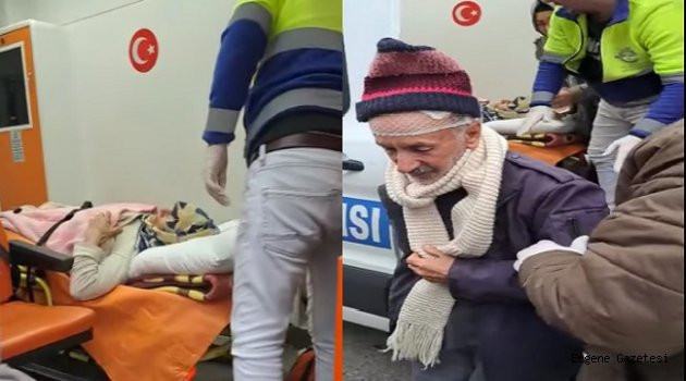 Ergene Belediyesi Depremde Yaralanan Yaşlı &Ccedil;ifti Kızlarına Kavuşturdu