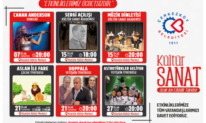 ETKİNLİKLERLE DOLU BİR AY SİZLERİ BEKLİYOR