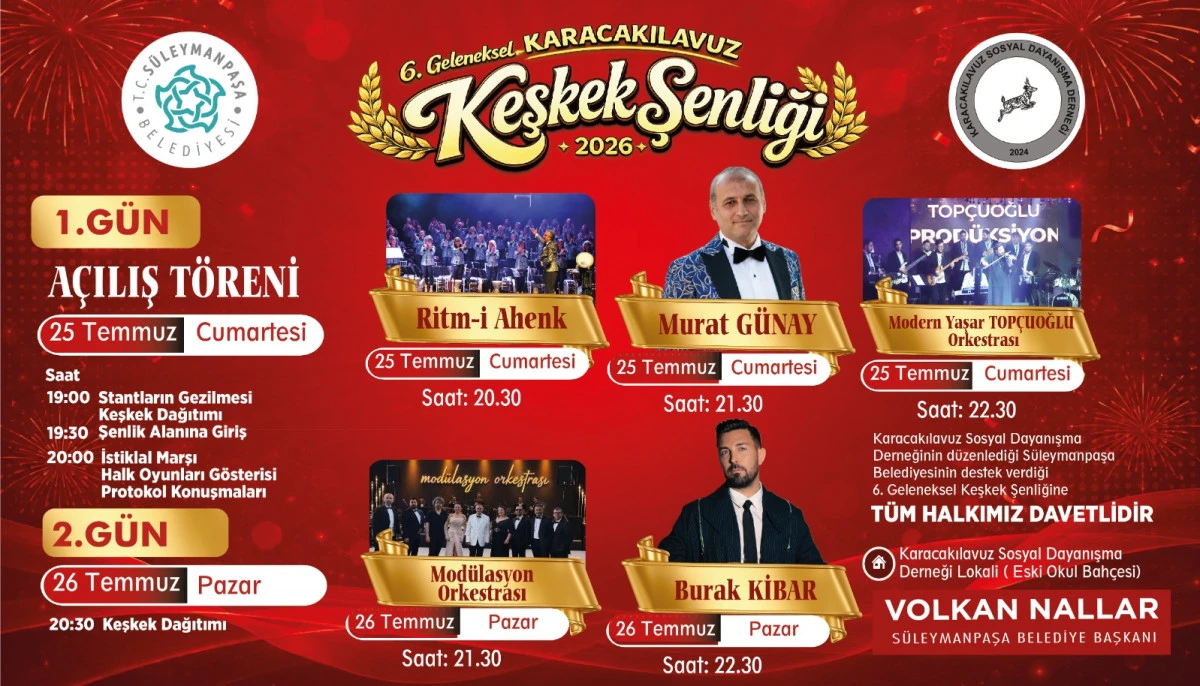 Keşkek Şenliği İ&ccedil;in Geri Sayım Başladı