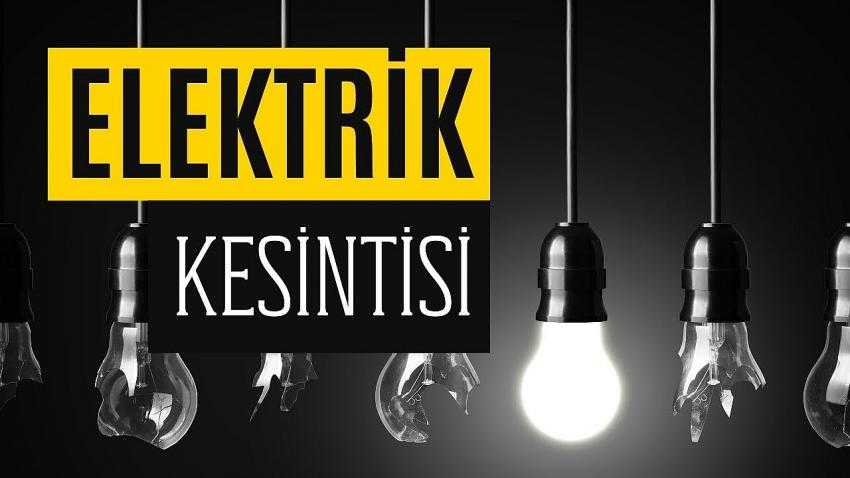 Tekirdağ'da Elektrikler Kesilecek