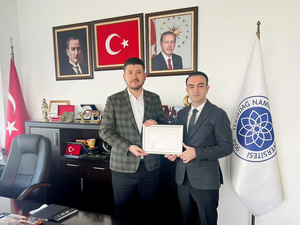 NK&Uuml;&rsquo;ye &ldquo;Sağlıklı Yaşam Dostu &Uuml;niversite&rdquo; Belgesi