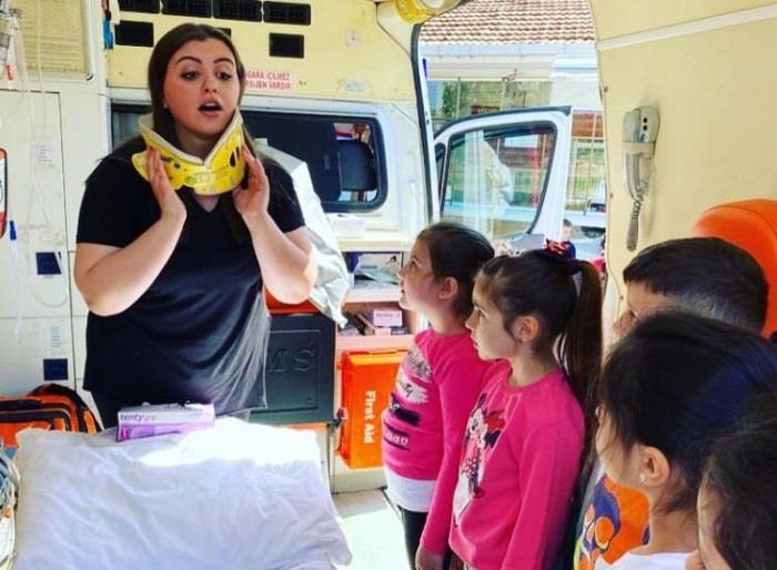 &Ouml;zel Star Medica Hastanesi Trafik ve İlk Yardım Haftasını Kutladı