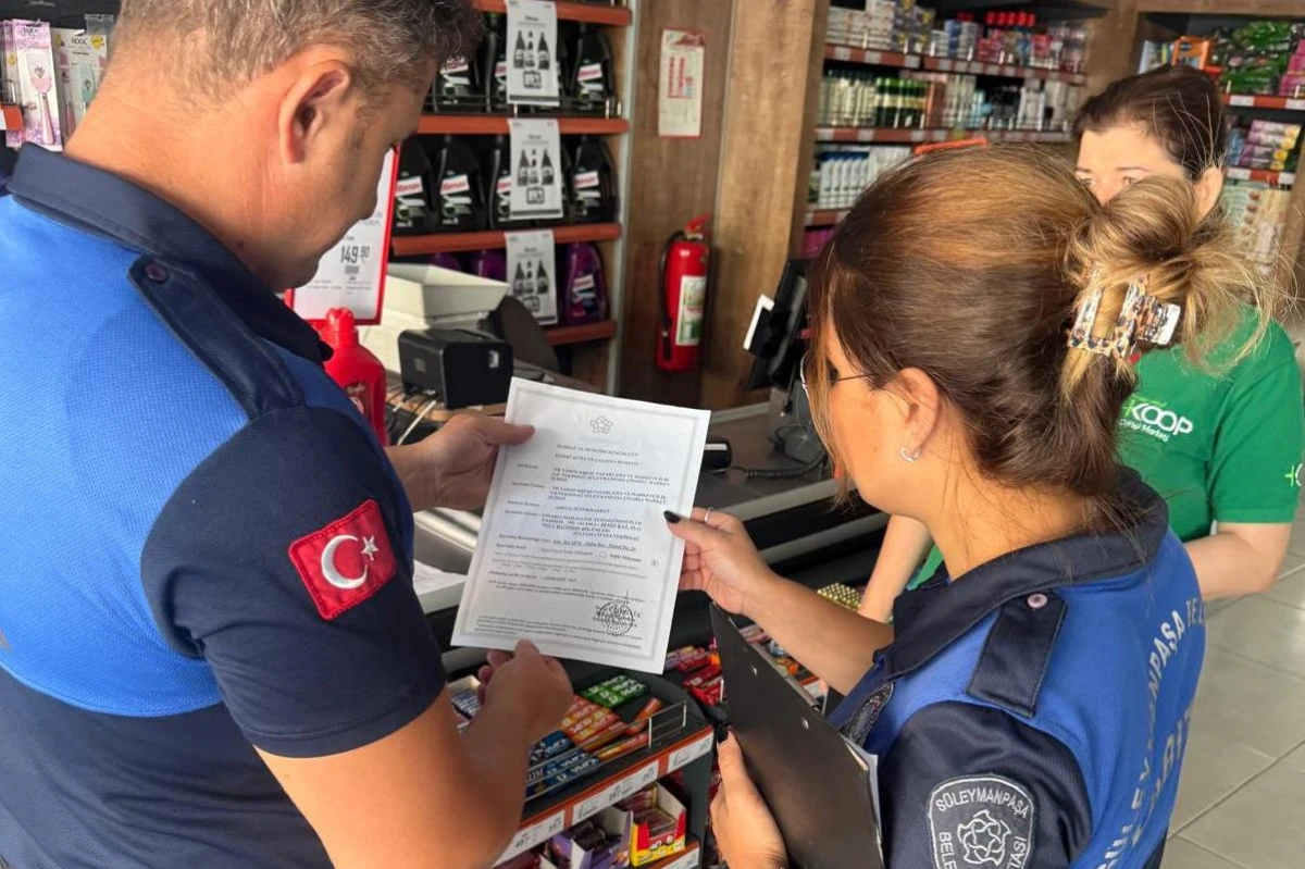 S&uuml;leymanpaşa&rsquo;da Ruhsatsız İşletmelere Ge&ccedil;it Yok