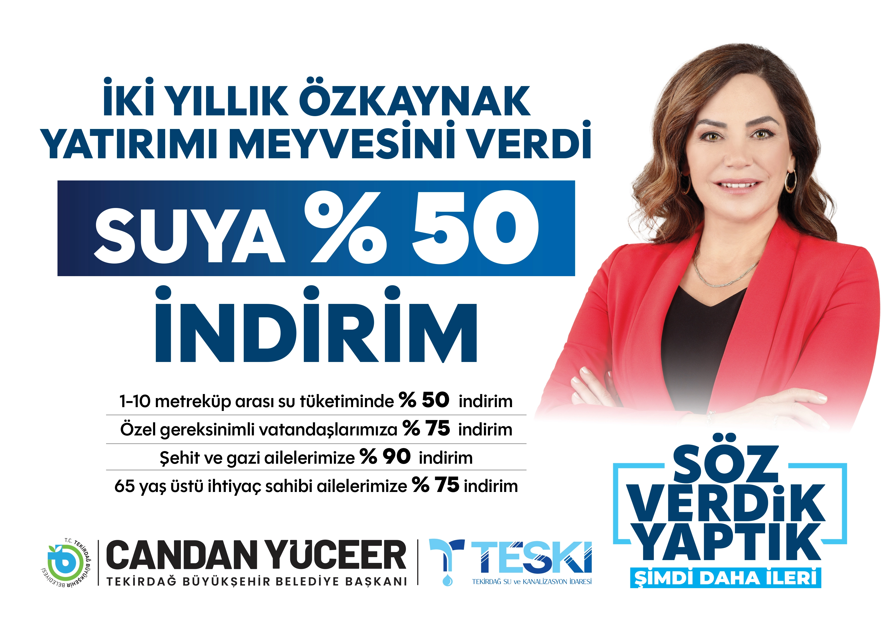 SUYA %50 İNDİRİM