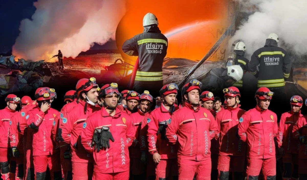 TEKİRDAĞ İTFAİYESİ 2025&rsquo;TE ALARM DİNLEMEDİ: 13 BİNİ AŞKIN M&Uuml;DAHALE