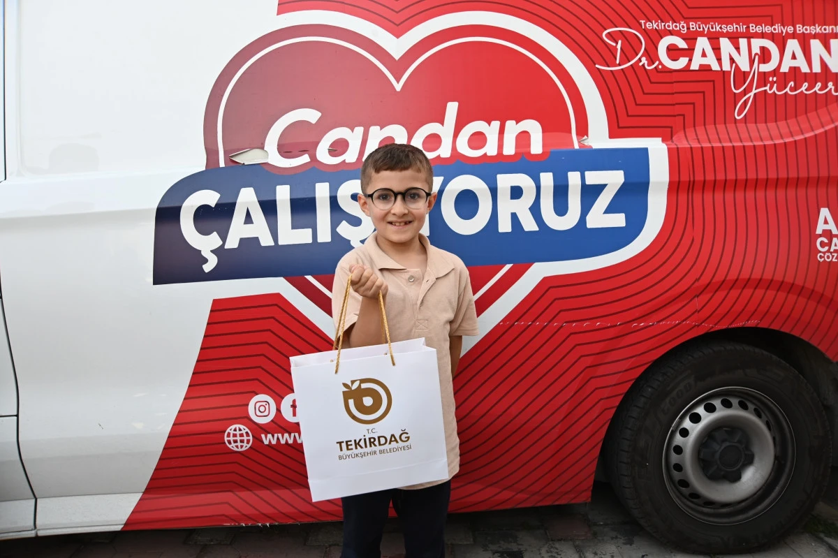 Tekirdağ&rsquo;da &Ccedil;ocuklara Eğitim &Ccedil;antası Desteği