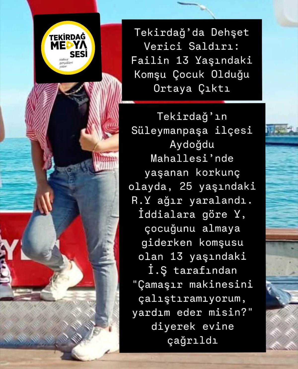 Tekirdağ&rsquo;da Dehşet Verici Saldırı: Failin 13 Yaşındaki Komşu &Ccedil;ocuk Olduğu Ortaya &Ccedil;ıktı