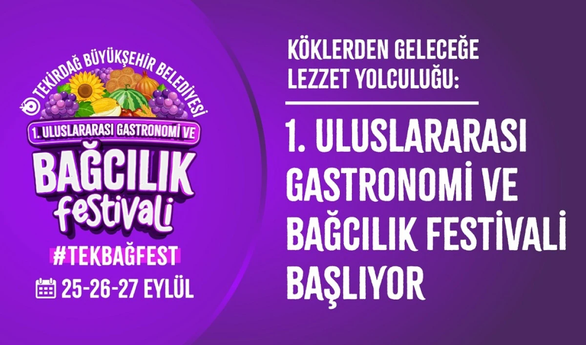 TEKİRDAĞ&rsquo;DA LEZZET, K&Uuml;LT&Uuml;R VE BAĞ BOZUMU BULUŞUYOR