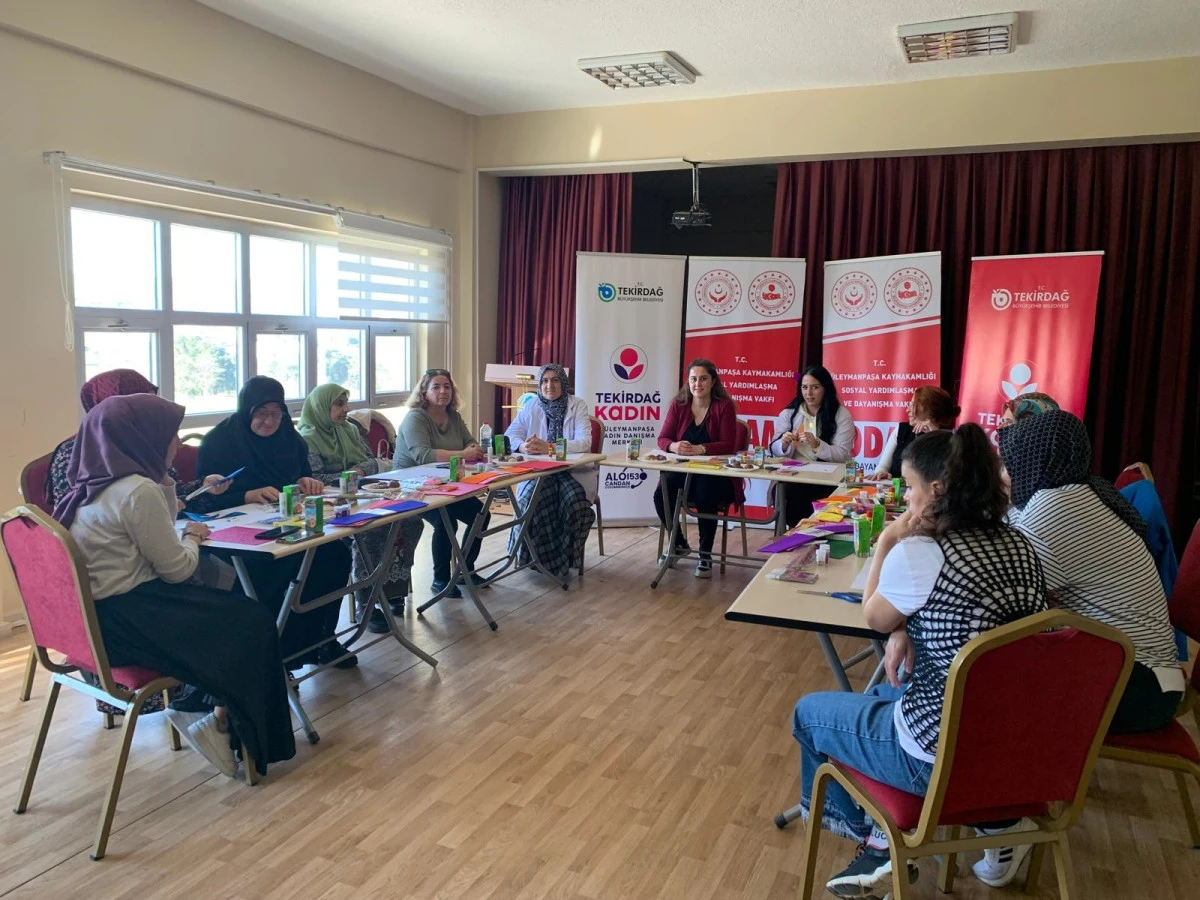 Tekirdağlı Kadınlar Sanatla G&uuml;ven Haritalarını Oluşturdu!