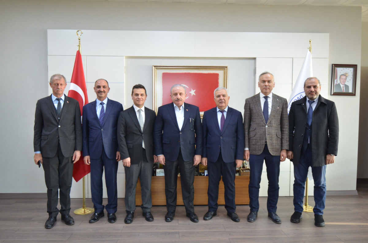 T&uuml;rkiye B&uuml;y&uuml;k Millet Meclisi 29. Başkanı Prof. Dr. Mustafa ŞENTOP'tan Nk&uuml; Rekt&ouml;rl&uuml;ğene Ziyaret