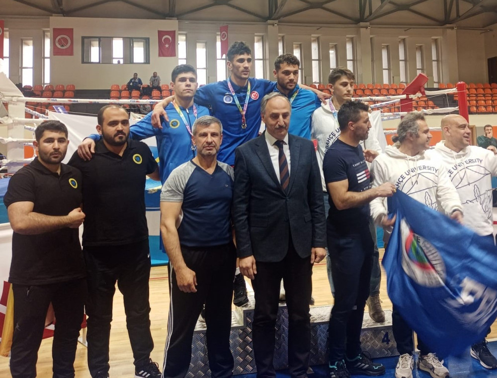 &Uuml;NİLİG Boks M&uuml;sabakasında Tekirdağ NK&Uuml;&rsquo;ye Altın Madalya