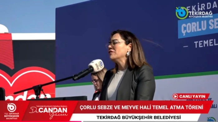 &Ccedil;ORLU SEBZE VE MEYVE HALİ TEMEL ATMA T&Ouml;RENİ