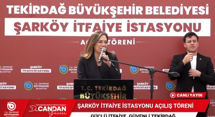 ŞARK&Ouml;Y İTFAİYE İSTASYONU A&Ccedil;ILIŞ T&Ouml;RENİ